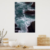 Churning Pacific Ocean Print (Keuken)