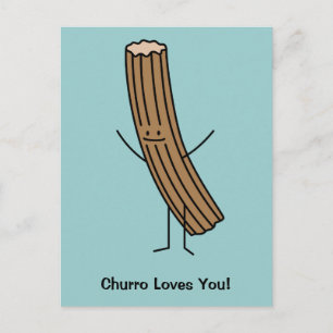 Churro houdt van je! briefkaart