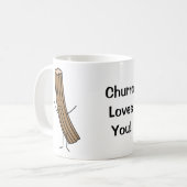 Churro houdt van je! koffiemok (Voorkant links)
