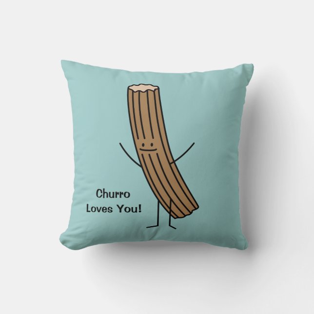 Churro houdt van je! kussen (Voorkant)