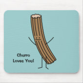 Churro houdt van je! muismat (Voorkant)