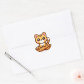 Churro kat cartoon sticker (Envelop)