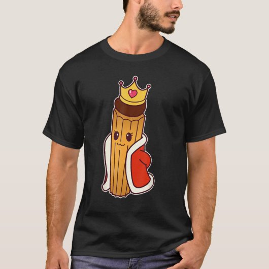 Churro Queen - Spanish  Portuguese Cuisine T-shirt (Voorkant)