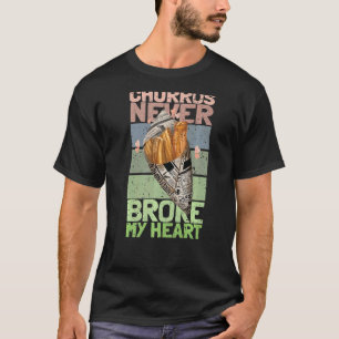 Churros heeft nooit mijn hart gebroken liefde voor t-shirt