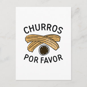 Churros Por Favor Briefkaart