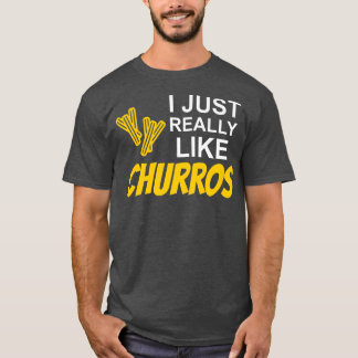 Churros Spaans Meican Bolivian Pastry-liefhebbers T-shirt