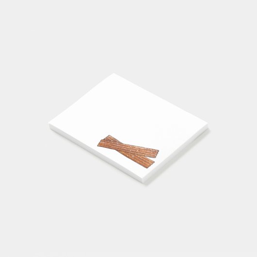 CHURROS Spaans Portugees Fried Churro Pastry Post-it® Notes (Schuin)