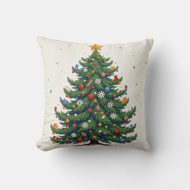 Chusion Coussin des arbres de Noël (Recto)