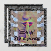 Chut ! C'est un invitation de partie (Devant / Derrière)