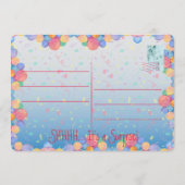 CHUT.. C'est une invitation à une fête d'anniversa (Dos)