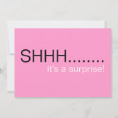 Chut, C'est une Invitation surprise 50e anniversai (Dos)