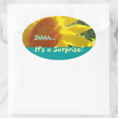 Chut... C'est une surprise! autocollants Invitatio (Sac)
