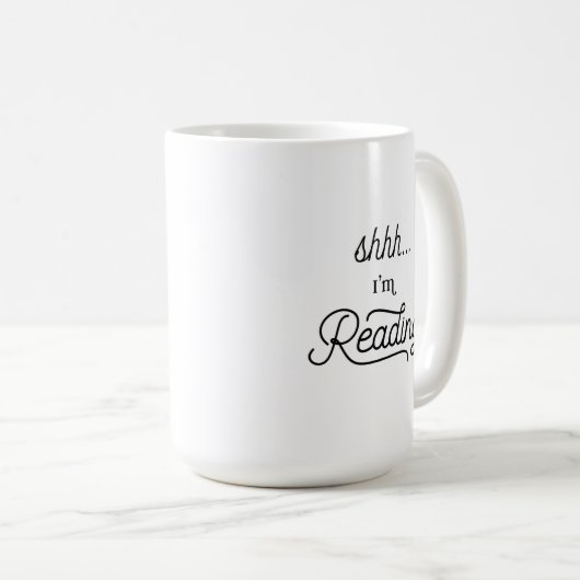 Chut... Je lis Mug (Devant droit)