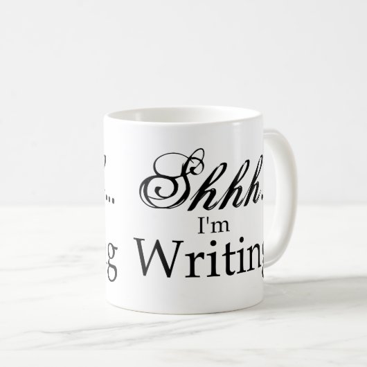 Chut j'écris la tasse (Devant droit)