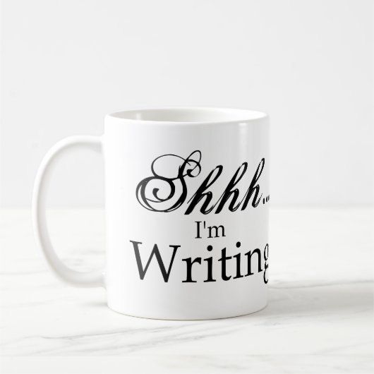 Chut j'écris la tasse (Gauche)