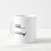 Chut... J'écris Mug (Devant gauche)
