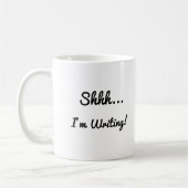 Chut... J'écris Mug (Gauche)