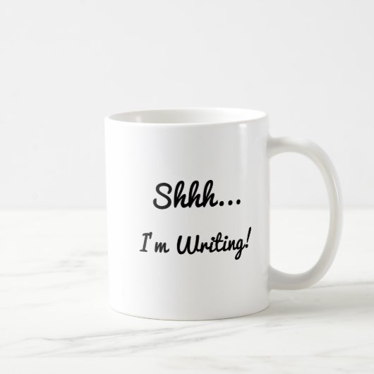 Chut... J'écris Mug (Droite)