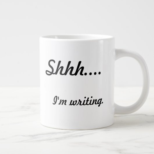 Chut... J'écris Mug (Droite)