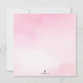 Chute Baby Douche Invitations Petite fille Citroui (Dos)