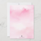 Chute Baby Douche Invitations Petite fille Citroui (Dos)