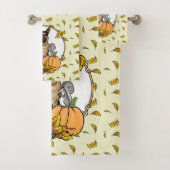 Chute berger allemand chien (tan noir) Citrouille  (En situation)