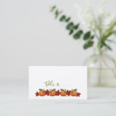 Chute Cartes Citrouilles Feuilles rouges (Debout devant)