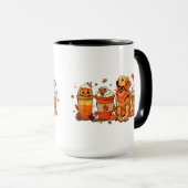Chute Chien Mug Café, Golden Retriever, Chute Vibe (Devant droit)
