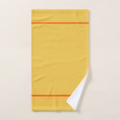 Chute Corn rose jaune violet rayures géométriques (Serviette à main)