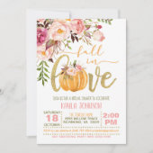 Chute d'amour Invitation à la douche nuptiale - OD (Devant)