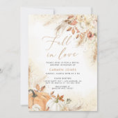 Chute d'amour Invitation de douche nuptiale, Citro (Devant)