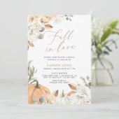 Chute d'amour Invitation de douche nuptiale, Citro (Debout devant)