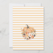 Chute d'amour Invitation de douche nuptiale, Citro (Dos)