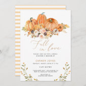 Chute d'amour Invitation de douche nuptiale, Citro (Devant / Derrière)
