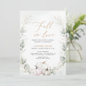 Chute d'amour Invitation de douche nuptiale, Citro (Debout devant)