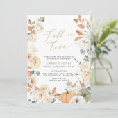 Chute d'amour Invitation de douche nuptiale, Citro (Debout devant)