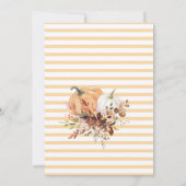 Chute d'amour Invitation de douche nuptiale, Citro (Dos)