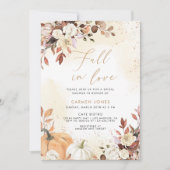 Chute d'amour Invitation de douche nuptiale, Citro (Devant)