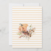 Chute d'amour Invitation de douche nuptiale, Citro (Dos)