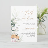 Chute d'amour Invitation de douche nuptiale, Citro (Debout devant)