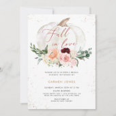 Chute d'amour Invitation de douche nuptiale, Flora (Devant)