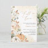 Chute d'amour Invitation de douche nuptiale, Flora (Debout devant)