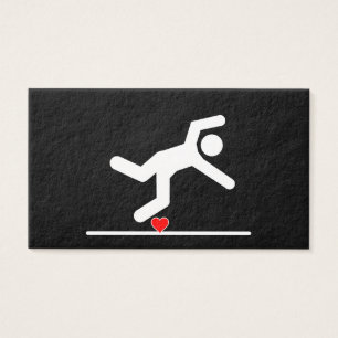 Chute dans le pictogramme d'amour