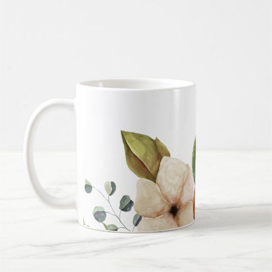 Chute de fruits floraux Café Mug (Gauche)