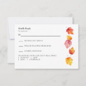 Chute de la réponse Mariage Feuille à l'automne mo (Devant)