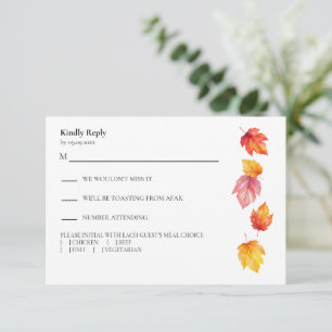 Chute de la réponse Mariage Feuille à l'automne mo