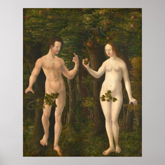 Chute de l'homme - Albrecht Altdorfer Poster des B (Devant)