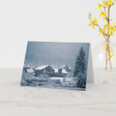 Chute de neige dans des cartes d'Aspen (Fleur jaune)