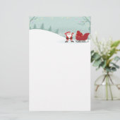 Chute de neige de Joyeux Noël + Papeterie de (Debout devant)