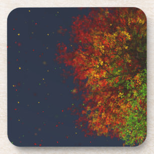 Chute des Dessous de verre de liège arc-en-ciel